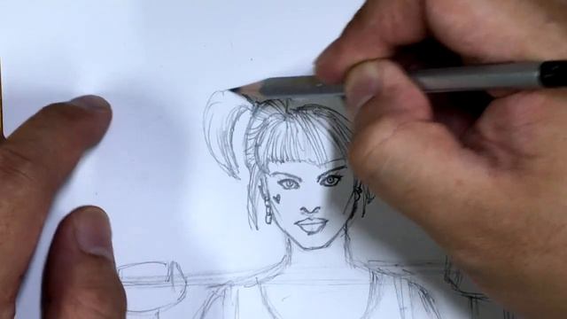 How to Draw HARLEY QUINN (Birds of Prey) | Narrated Step-by-Step Tutorial смотреть онлайн