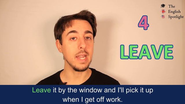 Los USOS de LEAVE como VERBO | Gramática INGLÉS | PART I смотреть онлайн