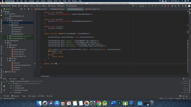 Android 14 SQLite ClienteApadter смотреть онлайн