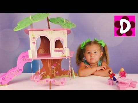 ДOМИК НА ДЕРЕВЕ Подарок от Подписчика для Дианы Видео для Детей и Малышей Игрушки и Игры для Девочек