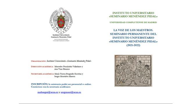 Mercedes Fernández Valladares: Apertura del Seminario del IUSMP 2021-2022 смотреть онлайн