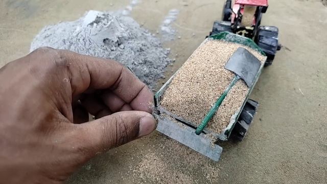 Diy Tractor Making Mini Concrete Bridge | Diy Tractor | Water Pump | @KeepVilla