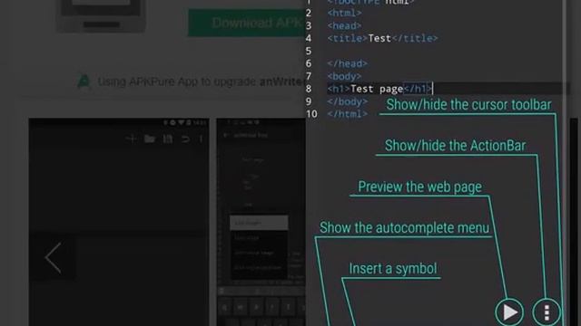 html editor for Android anwriter free смотреть онлайн