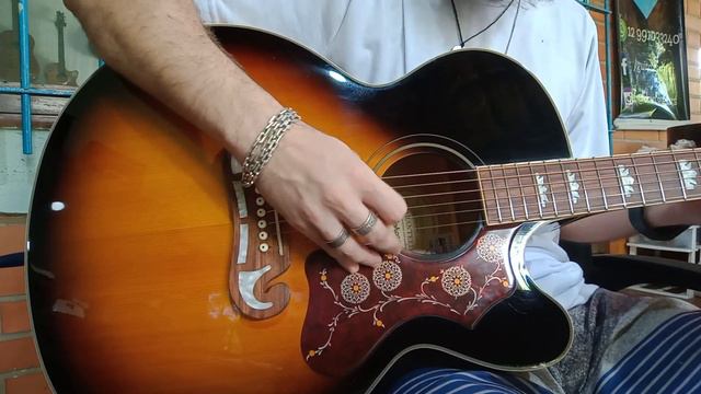 Violão Epiphone EJ200 смотреть онлайн