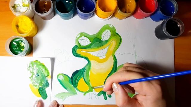 Как рисовать. Царевна лягушка. смотреть онлайн
