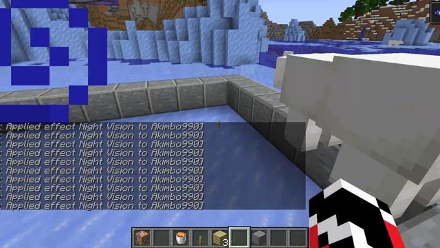 infinite minecraft night vision command смотреть онлайн