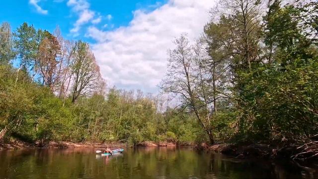 Сплав по реке Ловать второй день 14.05.2023, от деревни Комша до деревни Купуй 36 км. смотреть онлайн