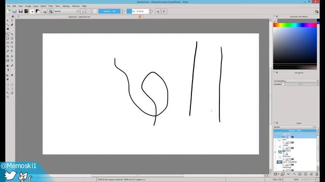 Channel Art Drawing Tutorial - Part 1 - Krita Overview смотреть онлайн