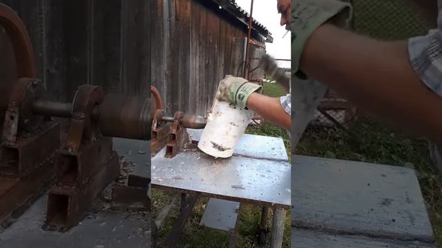 Дровокол конусный самодельный смотреть онлайн