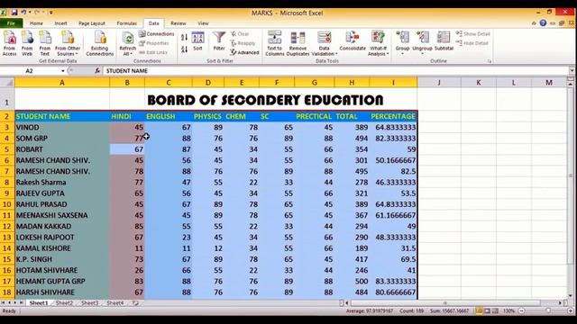 How to Arrange data in Ascending or Descending order in Excel? [डेटा को sort कैसे कराते है?] смотреть онлайн