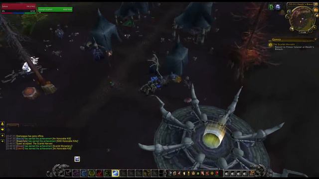 The Scarlet Harvest Quest WoW смотреть онлайн
