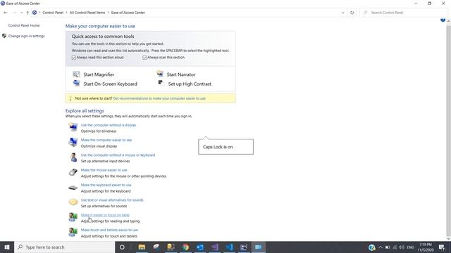 How to turn off the CAPS lock on screen notification in Windows 10 смотреть онлайн