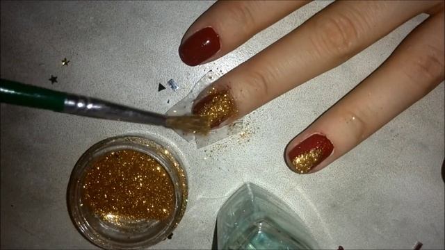 НОВОГОДНИЙ маникюр*Красно-золотой* | РусаяРумяная смотреть онлайн