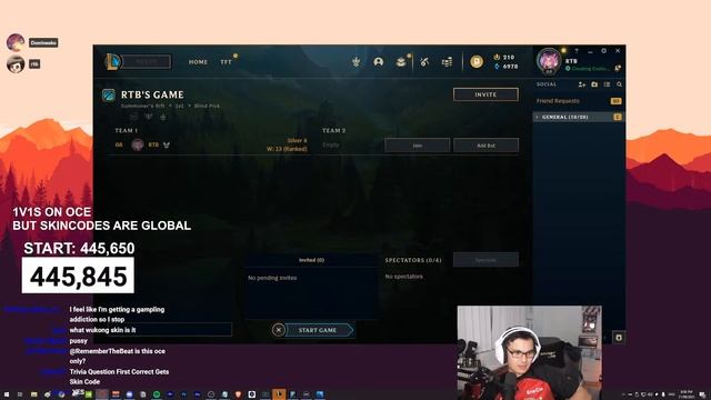LEAGUE 1V1 SKINCODE GIVEAWAY! ?WIN = SKIN ?+50 SUBS = SKIN? смотреть онлайн