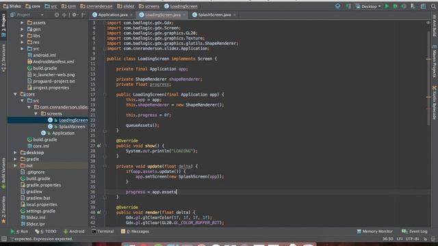 LibGDX - Scene2D (Slide 15) - Basic Loading Screen (Part 5) смотреть онлайн