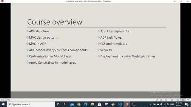 003 Oracle adf 12c | Introduction | Course overview | urdu | hindi смотреть онлайн