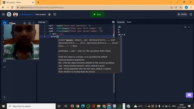 I DID AN ARITHMETIC CALCULATOR IN PYTHON!| Simply good for beginners with the Raise to power option смотреть онлайн