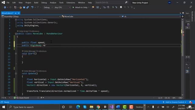 MAKE A CUBE JUMP UNITY | Lesson 9 смотреть онлайн