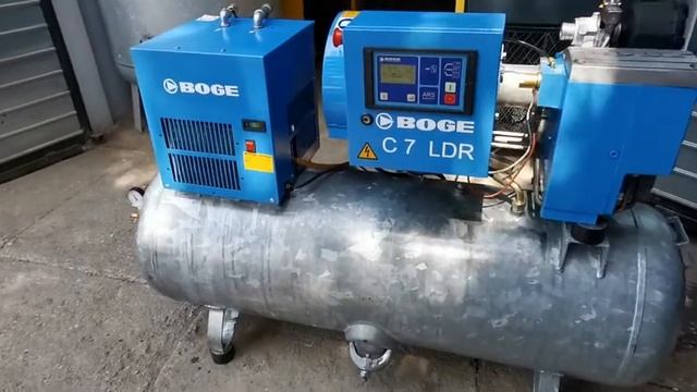 BOGE C 7 LDR screw air compressor смотреть онлайн