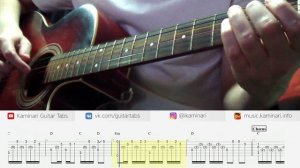 [Guitar Lessons] Iron Maiden – Fear of the Dark (acoustic guitar cover with tabs)