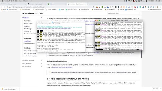 Gala - react native expo full install on mac OS смотреть онлайн