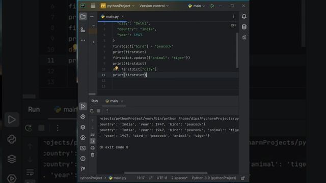 Python: Dictionary смотреть онлайн