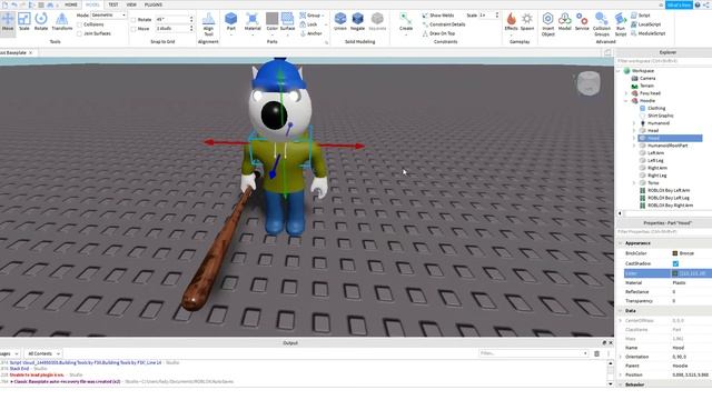 How To Make Your Own Piggy Character In Roblox Studio! Part 1 смотреть онлайн