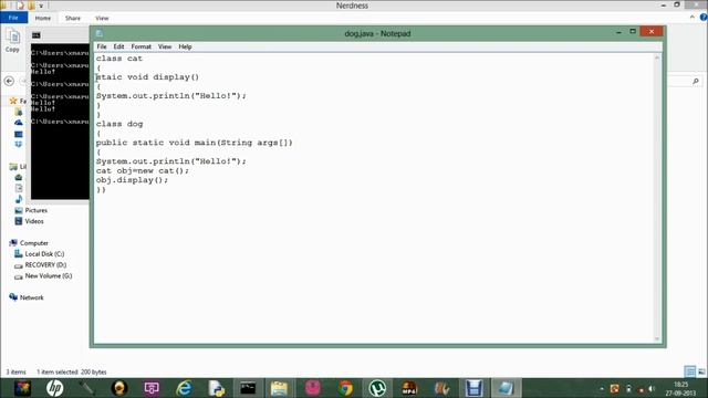 public static void main(String args[]) - The very basics of java смотреть онлайн