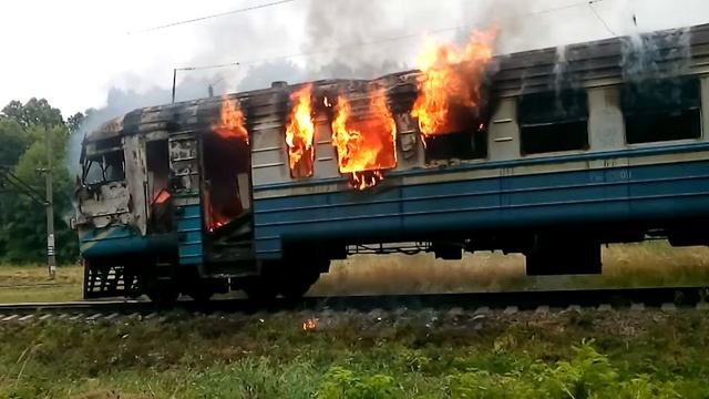 Пожар на электропоезде смотреть онлайн