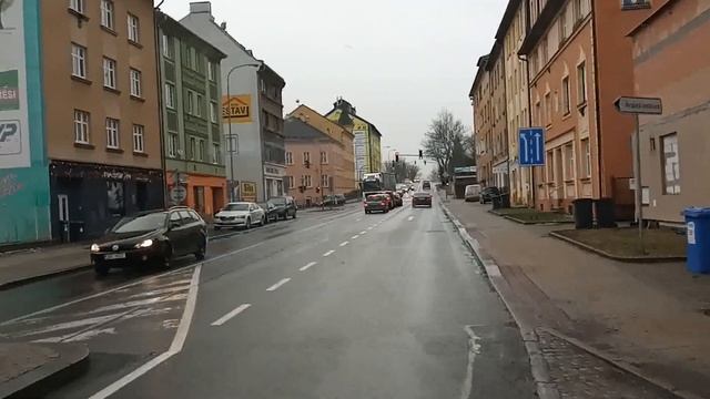 Карловы Вары глазами водителя автобуса. Маршрут 22 смотреть онлайн