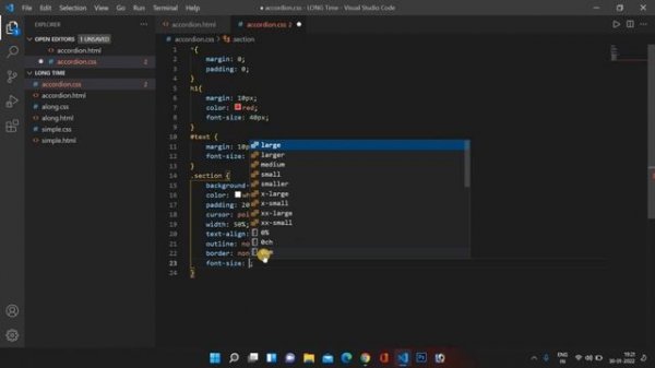 How to create an Accordion using HTML  CSS and JavaScript !