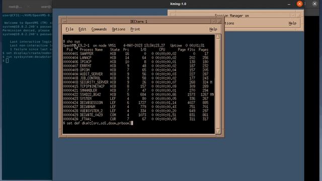 Doom on OpenVMS E9.2-1 X86_64 смотреть онлайн
