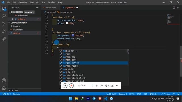 የውየብሳይት አሰራር how to create website dropdown menu Amharic 2021 смотреть онлайн