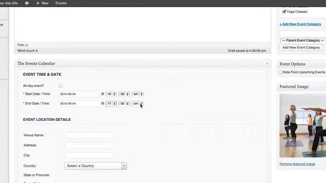 Wordpress: How to add an event to 'The Events Calendar' смотреть онлайн