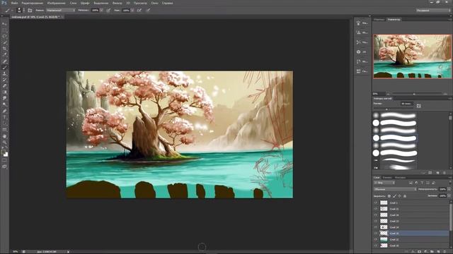 SPEEDPAINT |Adobe Photoshop. смотреть онлайн