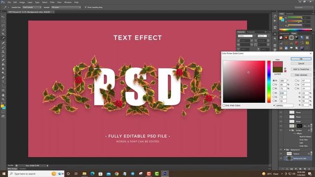 FULL EDITABLE 3D TEXT EFFECT PHOTOSHOP PSD FILE Part 19 | TUTORIALS смотреть онлайн