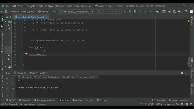 Android kotlin in Sinhala 8 | Kotlin Comparison, Assignment & Increment Operators смотреть онлайн