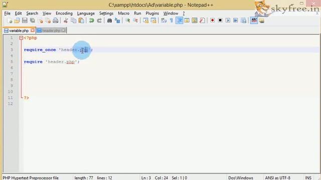 PHP Advanced Tutorial in Tamil 15 Include once & Require once смотреть онлайн