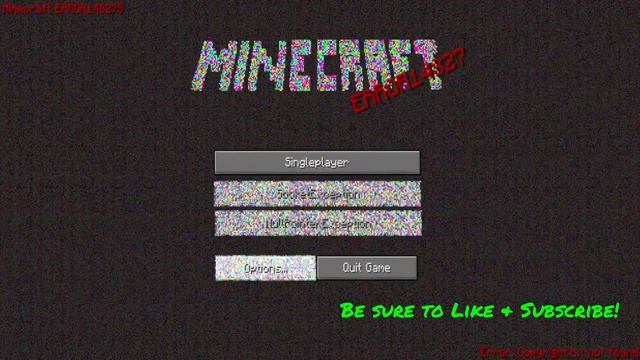 Minecraft Creepypast LIVE: Version ERROR 14827