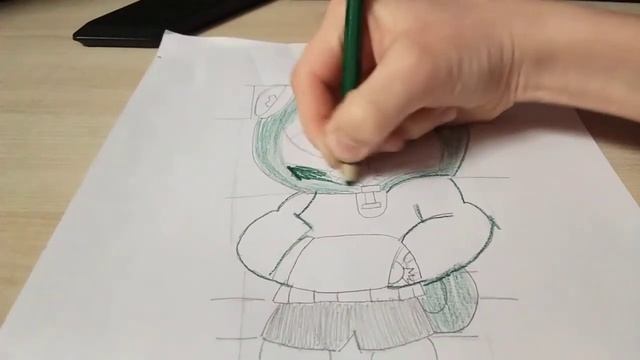 Рисуем Леона (Brawl Stars) смотреть онлайн