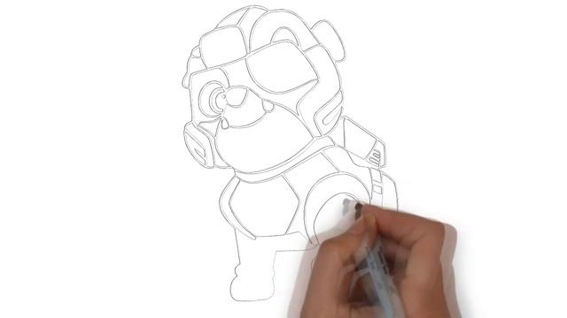 PAW Patrol Mighty Pups Rubble Drawing  (Щенячий патруль: Рисуем мегащенка Крепыша)