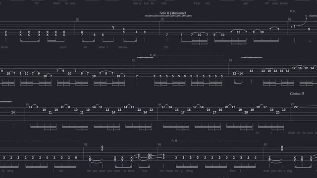 The Scorpion Tab by Megadeth + Guitar only + Guitar tab смотреть онлайн