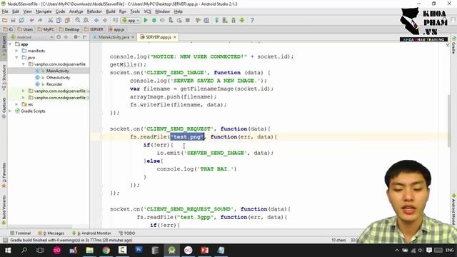 Lập trình Android với NodeJS: Gửi và lưu trữ file - Phần 9 смотреть онлайн