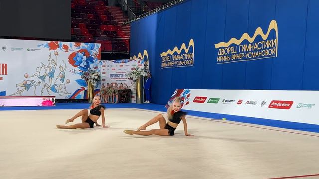 Первенство России по художественной гимнастике 2024|Дуэт «Бурлеск»|Показательное выступление|ПР 202 смотреть онлайн