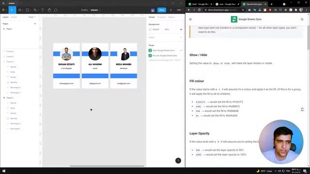 آموزش سینک گوگل شیت و فیگما با پلاگین Google Sheets Sync смотреть онлайн