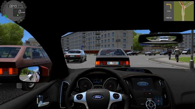 Ford Focus ST - City Car Driving #1 смотреть онлайн