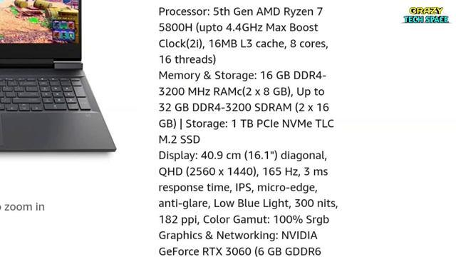 Hp Victus 16 ? l Ryzen 7 5800H + RTX 3060 l 165 Hz QHD Display l Best Gaming Laptop ? ? смотреть онлайн