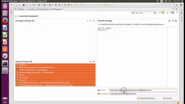 Java & Spring Boot Tutorial 3 - Erster Commit und Push in Git смотреть онлайн