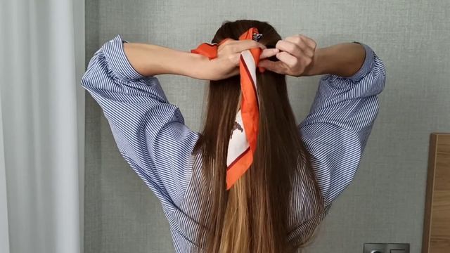 Простая прическа с платком смотреть онлайн