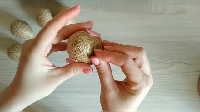Крутые яйца за 5 минут! Пасхальный декор яиц джутом